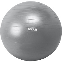 Мяч гимнастический "TORRES", диам. 75 см, эласт. ПВХ с защитой от внезап. взрыва