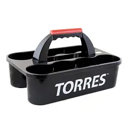 Контейнер для бутылок "TORRES", арт.SS1030, пластик, на 8 бутылок, не складывается, черно-бело-красный