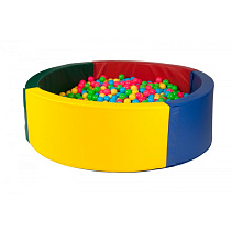Сухой бассейн для зала с комплектом шаров (диаметр бассейна 2 м, шары диаметром 8 см 2100шт)