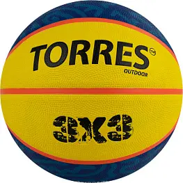 Мяч баскетбольный TORRES 3х3 Outdoor, р. 6 резина