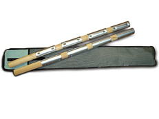 Городошные биты профессиональные L800мм(береза +металл, набор 2шт)в чехле