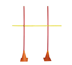 Комплект вертикальных стоек 1,06  (2 конуса с отвер, 2 втулки, 2 клипсы, 3 палки по 1,05м)
