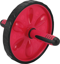 Ролик гимнастический "TORRES" арт.PL5012, протектор из нескользящего материала, красно-черно