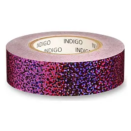 Обмотка для гимнастического обруча INDIGO Crystal, 20мм*14м, сиреневый