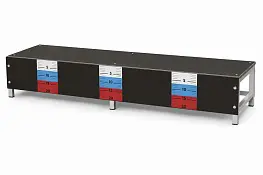Скамья для измерения гибкости 1500х500х250мм мобильная