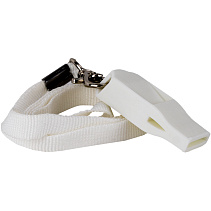 Свисток профессиональный JUMPfs, без шарика, на ленте с карабином