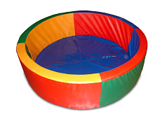 Сухой бассейн круглый (d-200см, h-50см, b-15см), рассчитан на 1600 шариков